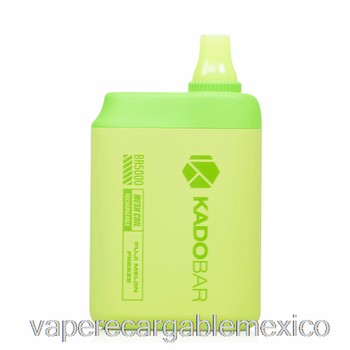 Vape Recargable Kado Bar Br5000 Desechable Fuji Melón Congelado